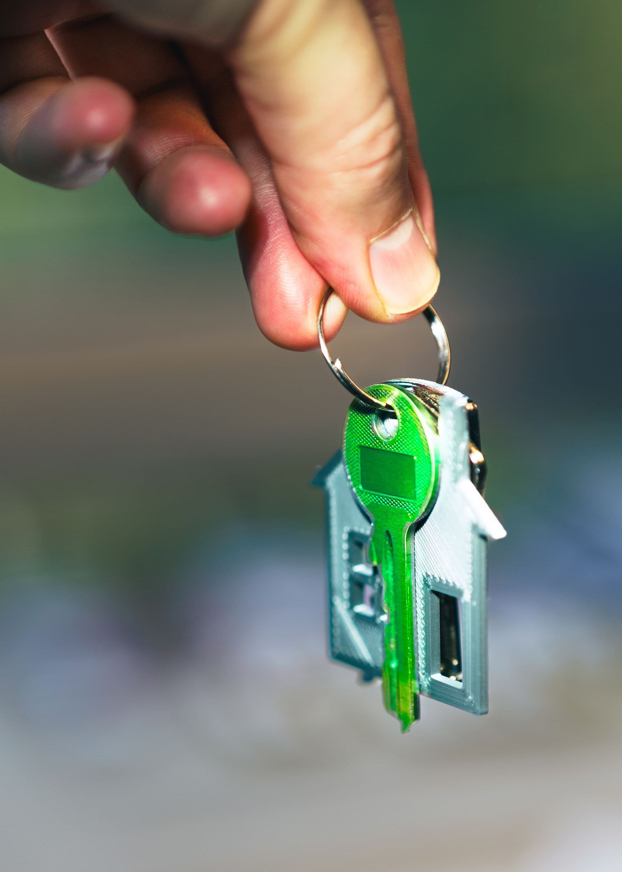 Handing over the keys to a new home